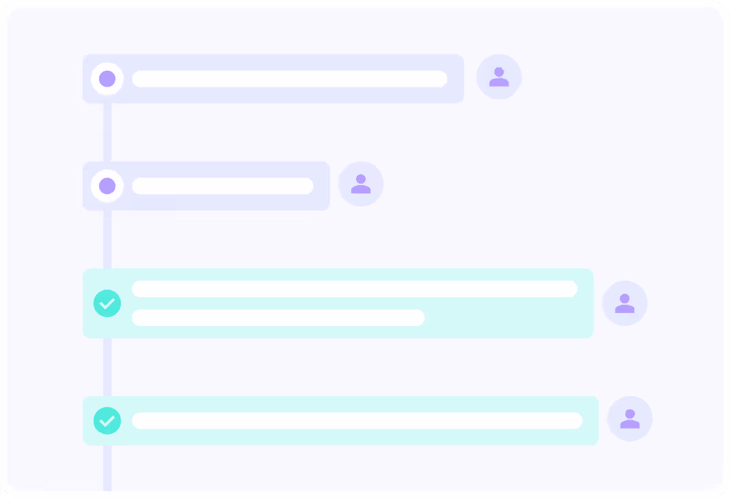 Interface simplifiée montrant le suivi des interventions de maintenance